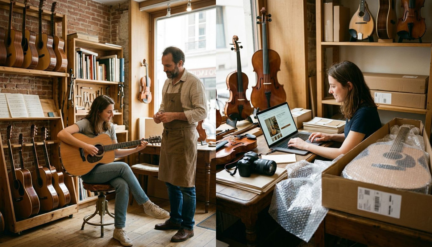 Boutique physique ou vente en ligne : l’avenir des instruments de qualité ?